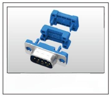 D-SUB  公头刺破内扣式铆锁型